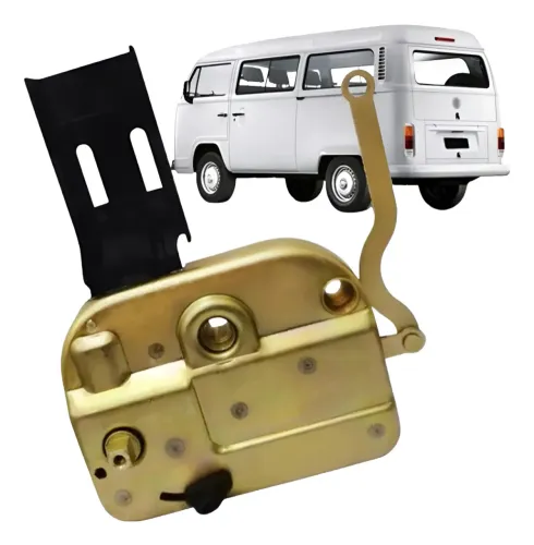 Fechadura Com Trava Porta Corrediça Kombi Clipper 1997 A 2013 Estoque Antigo