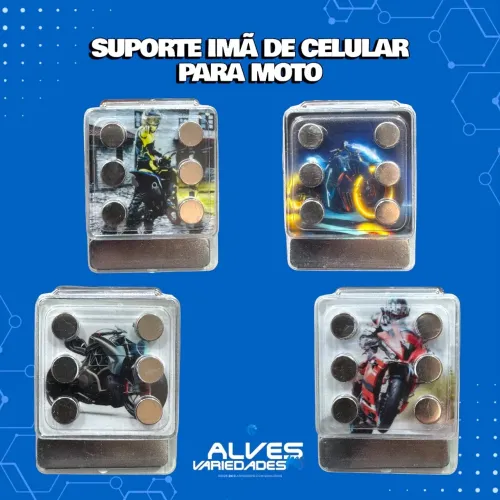 Suporte Imã de Moto Para Celular 