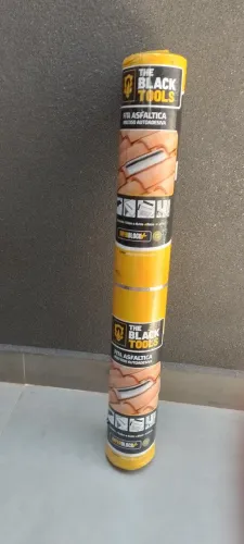 Manta Asfáltica 90cm X 10 metros para telhado, toldos e Calhas