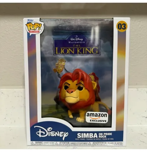  Funko pop O Rei leão Simba On Pride Rock Amazon Exclusive Funko POP VHS 03