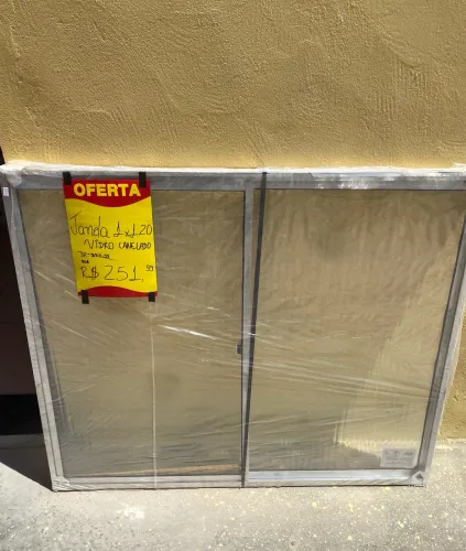 JANELA 1x120 Vidro canelado FREDOOM