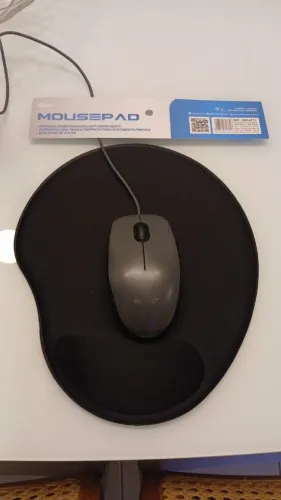 Mousepad ergonômico gamer com apoio de punho