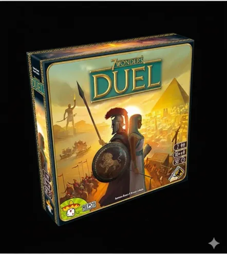7 Wonders Duel - Lacrado Galápagos jogo de tabuleiro