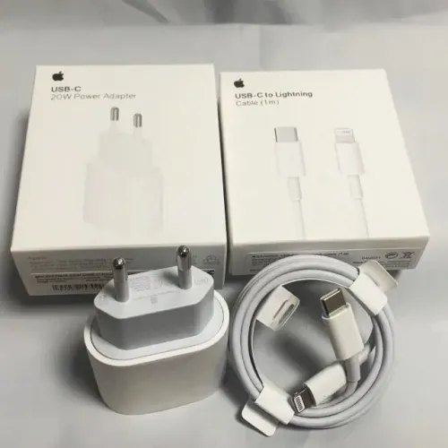 Carregador iPhone Turbo 20W Apple Usb-C Lightning (Original)