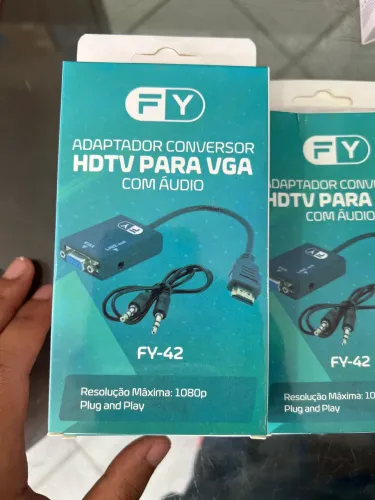 ADAPTADOR HDMI PARA VGA COM AUDIO