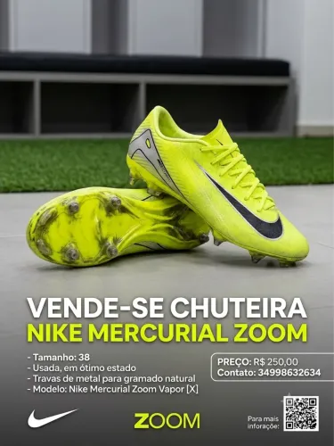 Chuteira Nike air zoom