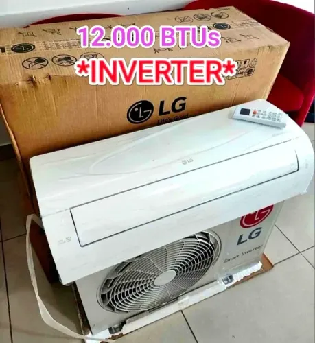 Ar Split LG Dual INVERTER 12000 BTUs + Novo + Nota + Garantia+ Wi-fi + Cartão 12x!!!  