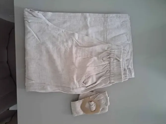 Calça de Linho Tam P (36/38)