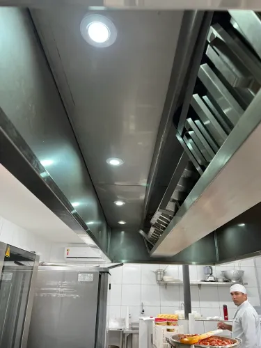 Coifa em aço inox