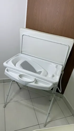 Banheira com suporte e trocador Galzerano 