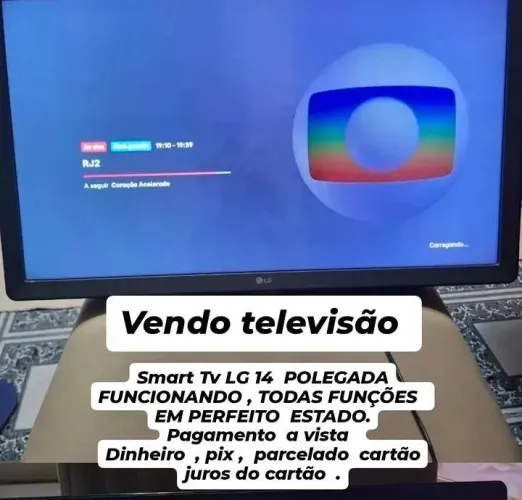 Vendo smart tv 14 polegadas