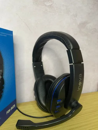 Headphone Gamer Com fio e Microfone NOVO