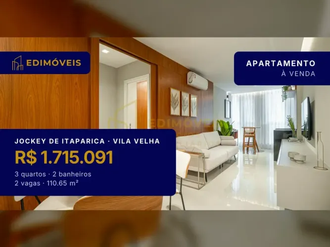 Apartamento 3 quartos no Jockey de Itaparica, venha conhecer!