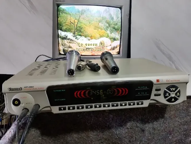 Videoke Raf Vamp 2500S Funcionando,+4 cartuchos IMP-33/34/35+1IMP-usa