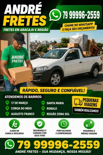 Frete e pequena mudança 79 9 99 96 25 59 José André