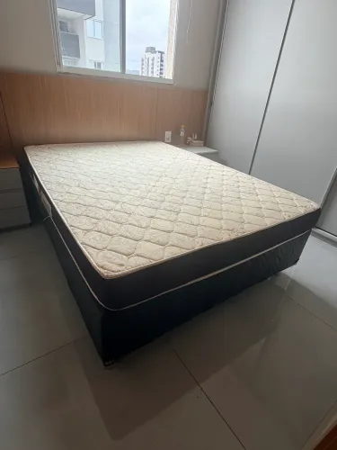 COLCHÃO CASAL E CAMA BOX 
