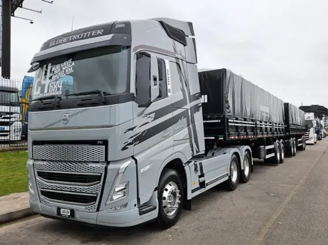 Volvo FH 540 6x4 bug Leve Mola Ano 24 Globetrotter+Rodotrem Graneleiro Facchini ano 26 0km