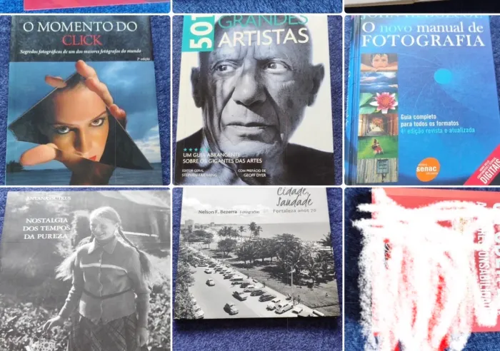 Kit com 5 Livros de Fotografia, Arte e História | Excelente Estado