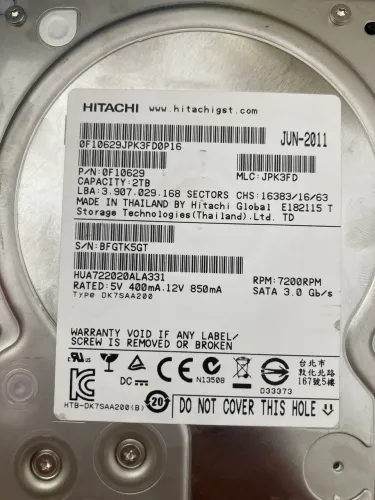 Vendo hd 2tb