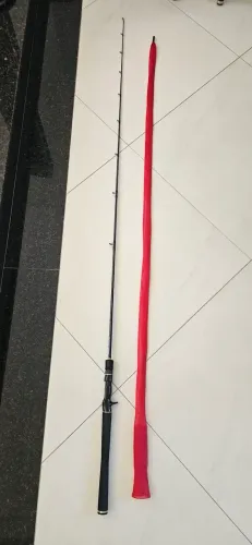 Vara de pesca esportiva- carretilha
