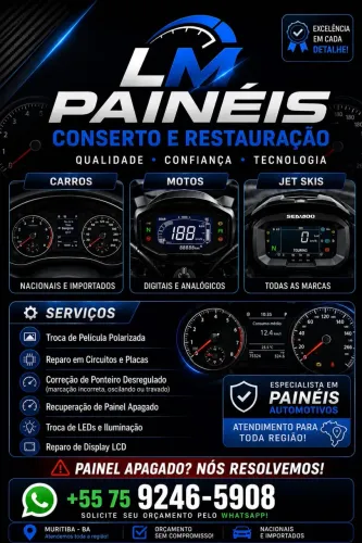 Recuperação de Painel de Motos e Carros