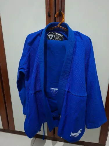Kimono Jiu-Jítsu Tiger Azul do Justiceiro A1 + Calça A2