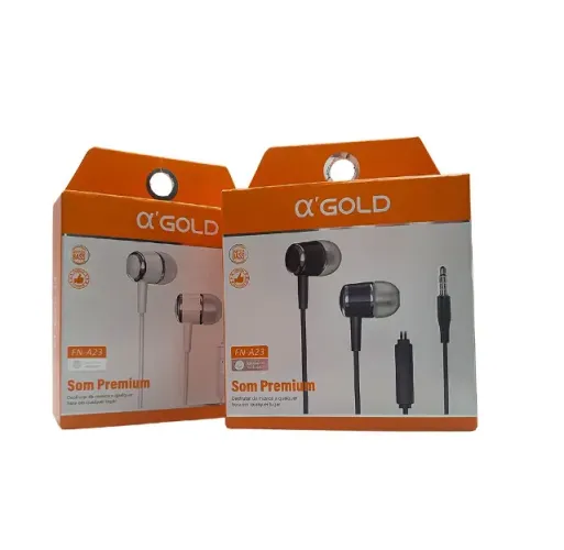 Fone De Ouvido Intra Auricular A'Gold Premium