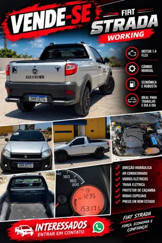 Fiat Strada Working Hard 1.4 Fire Flex 8V CS 2018