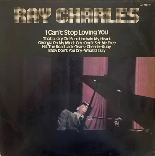 LP Ray Charles - I Cant Stop Loving You (1974) - Vinil