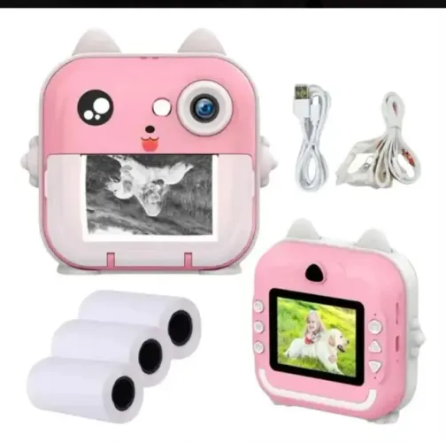 Câmera Infantil que imprime foto instax polaroid