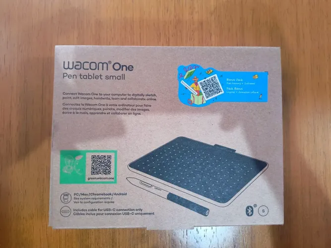 Mesa Digitalizadora Wacom One Bluetooth Medium com Caneta