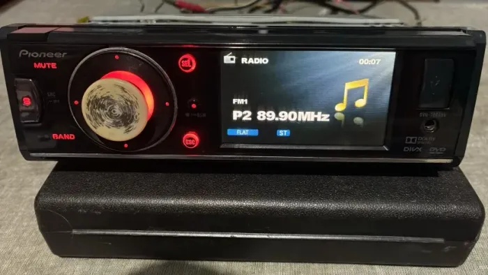 Rádio Automotivo DVD Pioneer DVH 7680 AV Vintage (Leia)