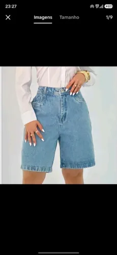 Vendo bermuda jeans nova!