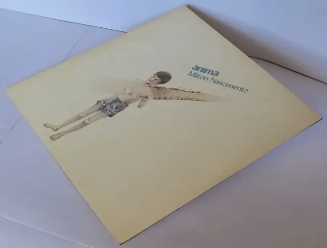 Vinil Milton Nascimento Anima LP Original 1982 encarte/pôster