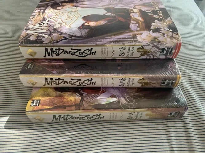 Mo Dao Zu Shi (O Fundador da Cultivação Demoníaca) ? 3 primeiros volumes; 2 lacrados