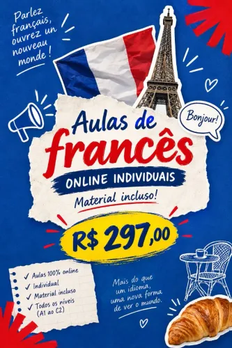 Aulas particulares de francês! Professora Lívia