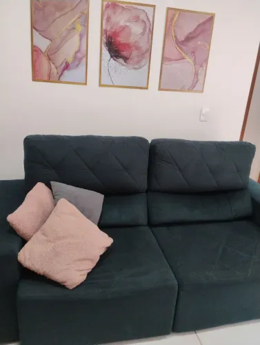 Sofá retrátil e reclinável Marinho 