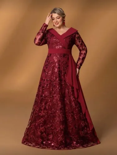 Vestido plus size lindíssimo e elegante - mãe de noivo ou moda festa