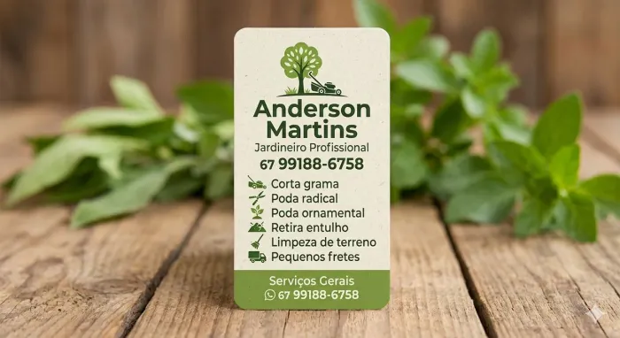 Jardineiro Profissional e com excelência. 