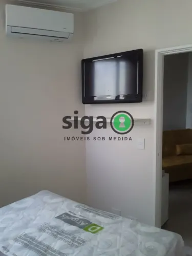 Apartamento para locação 35m² mobiliado, localizado em Moema.