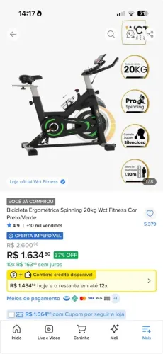 Bicicleta ergométrica NOVA