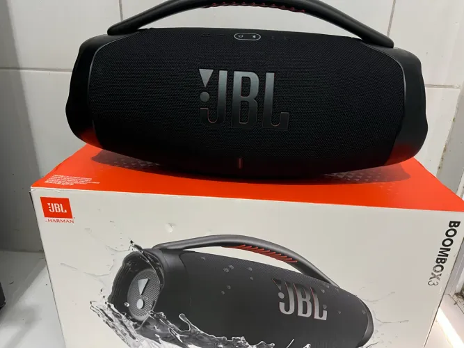 JBL BOMBOX 3 IMPECÁVEL ZERADA SEM MARCA DE USO