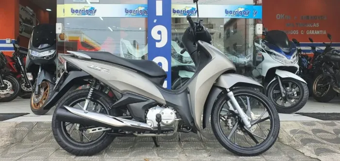 Honda Biz 125i Flex 2023 Cinza Impecável