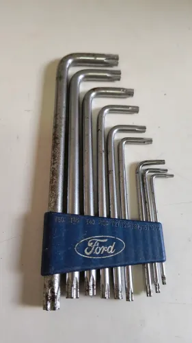 Chave Torx Sem Furo T09 Á T50 (fd460) Ford, 9 peças