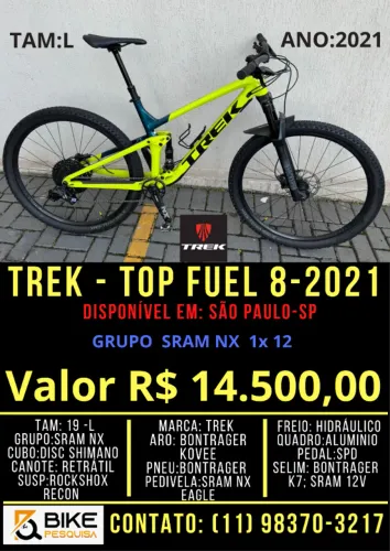 Bike Trek - Top Fuel 8 2021