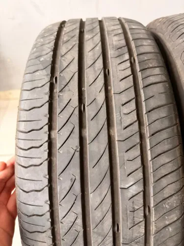 Par de pneu 205/55/17 continental semi novo
