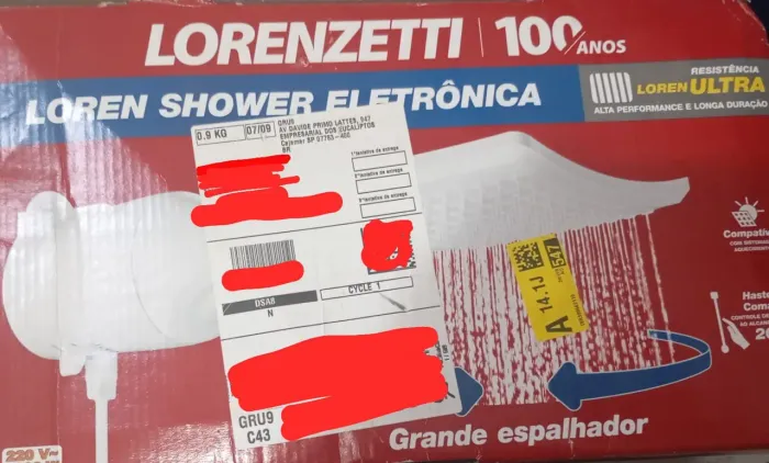 Chuveiro Lorenzetti 220V