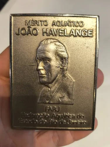 Medalha comemorativa ao "Mérito Aquático João Havelange" FARJ (USADA )