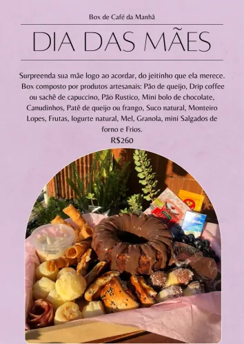 Cesta de café da manhã 