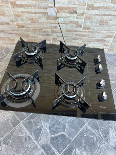 Cooktop 4 Bocas Consul Preto